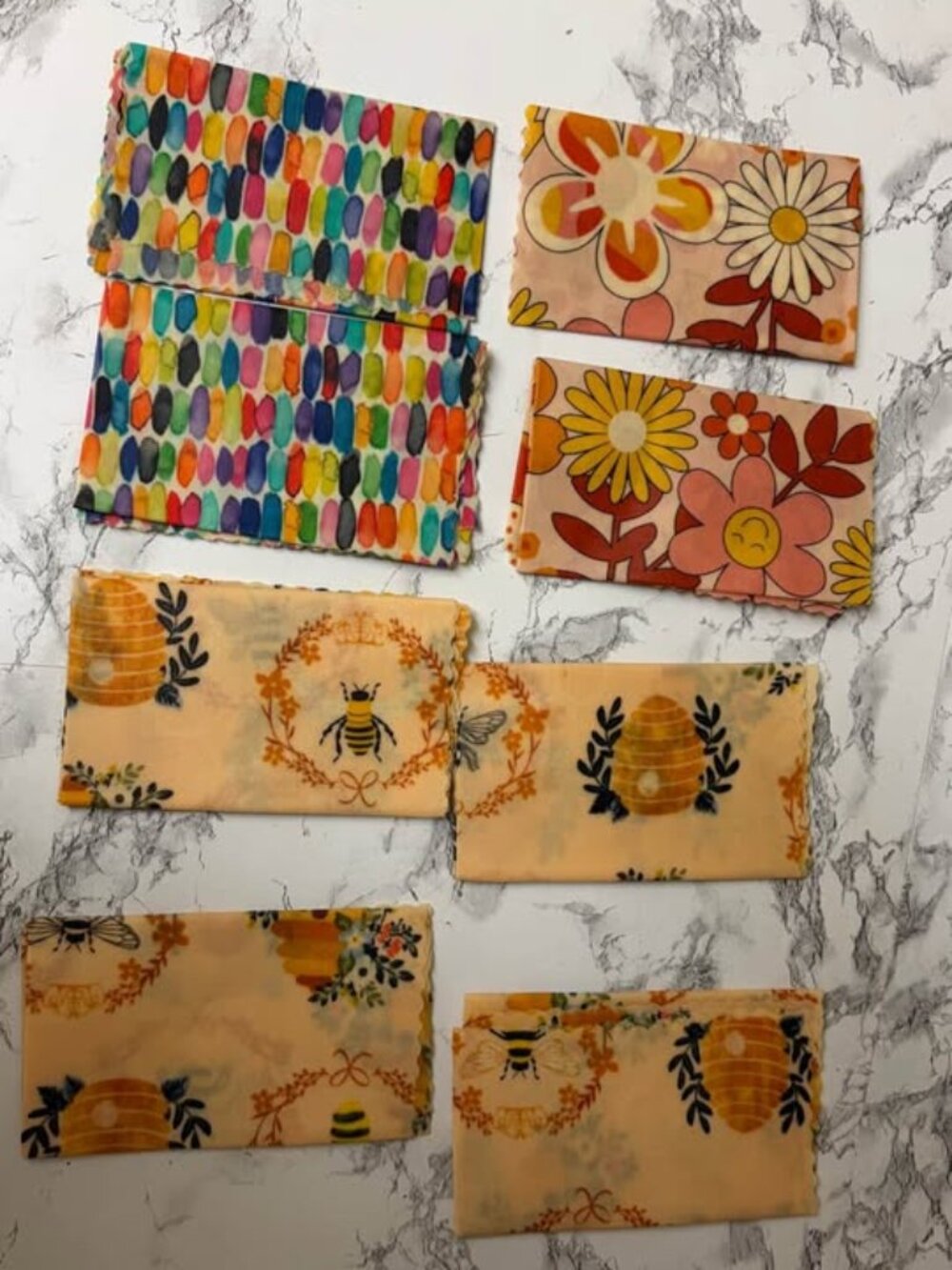 8 - beeswax wraps